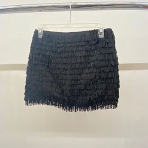 Black flapper skirt (3x)